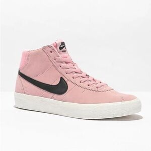 Nike Women’s SB Bruin High Pink & Black Skate Shoes l Size: 11